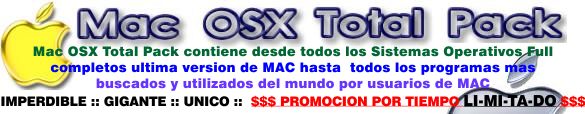 Mac OSX Total Pack